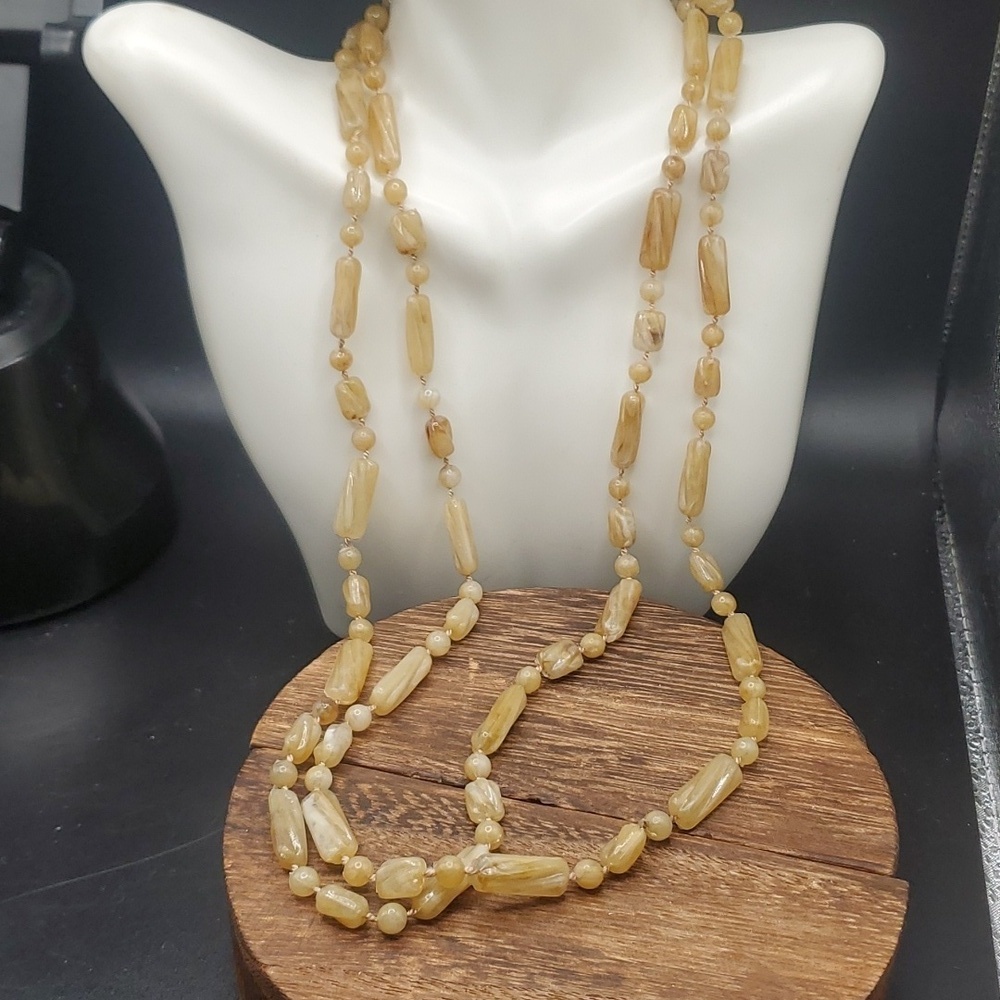 Root beer barrel necklace double layer N3006‎